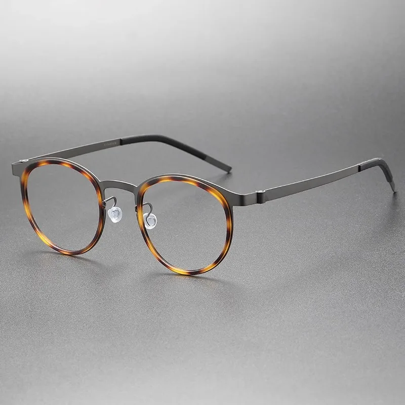 

2024 Fashion Sunglasses Men Sun Glasses Women Metal Frame Black Lens Eyewear Driving Goggles UV400 B136