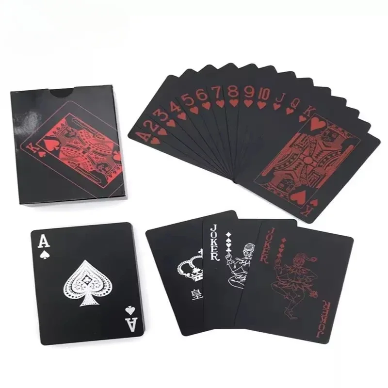 PVC Waterproof Poker Cards Magic Box-Packed Plastic Playing Cards Set Deck Classic Magic Tricks Tool playing cards,plastic playing cards