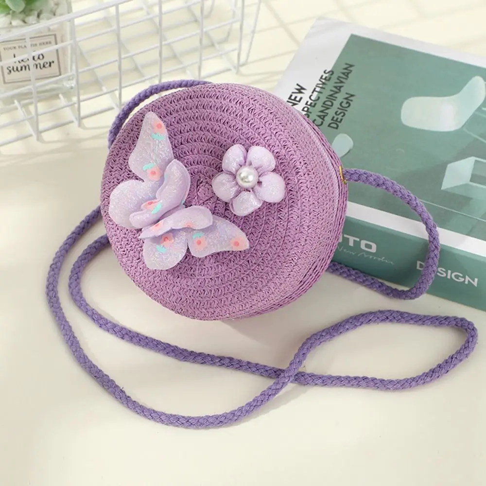 Straw Woven Kids Summer Beach Bag