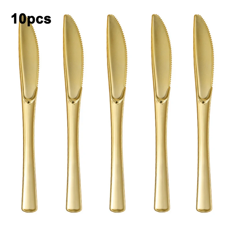 10pcs Knife gold A