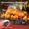 Wireless Meat Thermometer Digital Bluetooth Probe Support Mobile APP with LCD Screen & Magnetic for BBQ Beef Lamb Chicken 3