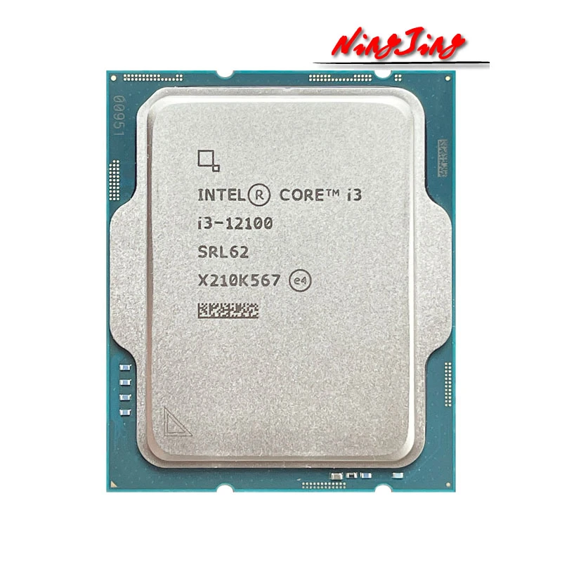 new cpu Intel Core i3-12100 i3 12100 3.3 GHz 4-Core 8-Thread CPU Processor Intel 7  L3=12M 60W  LGA 1700 gaming processor