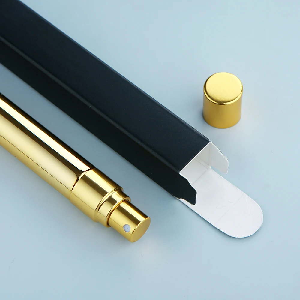 50pcs/Lot Electroplated Glass Perfume Bottles with Square Package Box, Refillable Atomi... - SKU EGPB1547 - UGI Packaging