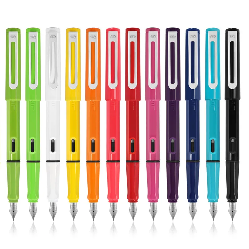 블루 잉크 Jinhao 컬러 세트, 학생용 만년필, 사무실 문구 용품, 필기용 잉크 펜, 고급 품질, 0.38mm, 0.5mm, 5 개