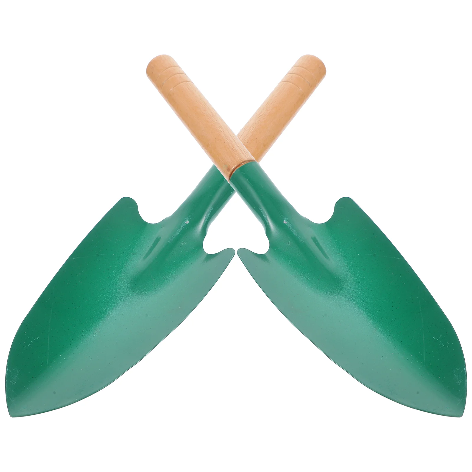 Metal Handheld Trowel Homegrown Gardening Tool Flowerpot Break Spade Scoop for Garden Plant 2Pcs