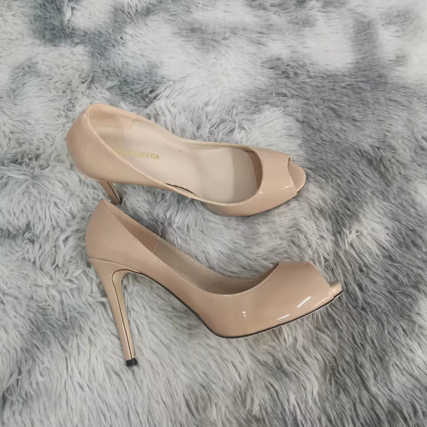 Women Pumps Platform Stilettos Summer 11cm Sexy Open Toe High Heels Sandals Elegant Peep Toes Pumps Wedding Shoes Large Size 43 4