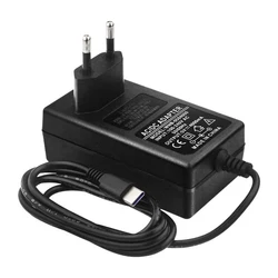 Universal 20W USB-C Power Adapter with Interchangeable Plugs (EU/US/UK) - 5V 4A Charger (EU)