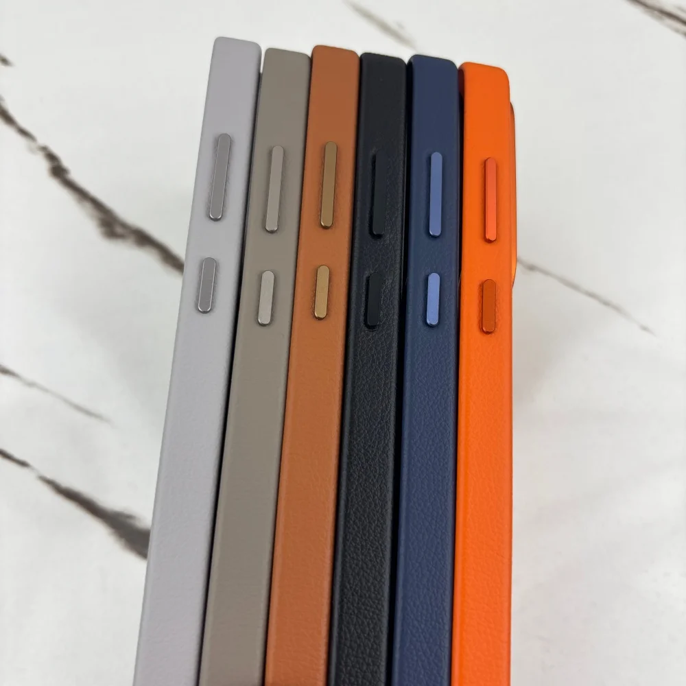 Leather Magnetic Phone Case Cover - Soft Internal Luxury Back Protective Shell