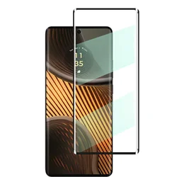Premium 3D Curved Tempered Glass Screen Protector - Full Coverage Film for 3D Tempered Glass (For HTC U24 Pro)