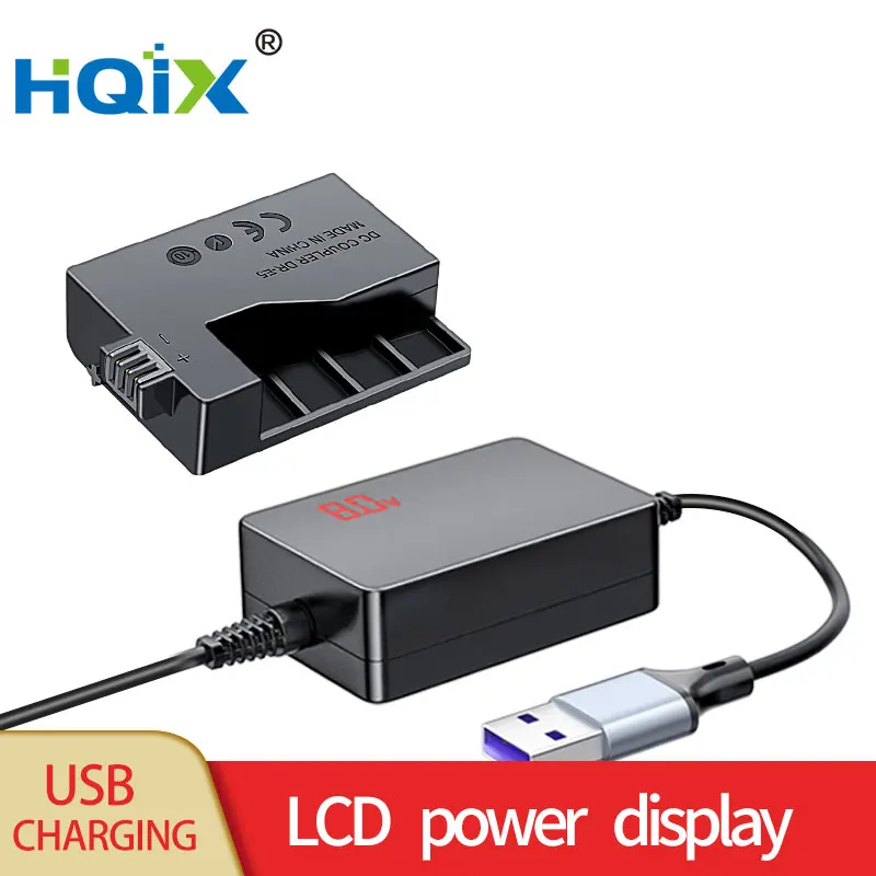 Hqix Per Canon Powershot S1 Is S2 Is S30 S40 S45 S50 S60 S80 Eos 450D 500D 1000D Camera Ack-E5 Adattatore Di Alimentazione Usb Per Batteria Virtuale