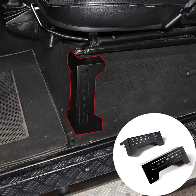 

For 2004-19 Land Rover Defender 90 110 aluminum alloy car front and rear seat base anti-collision corner protection accessories