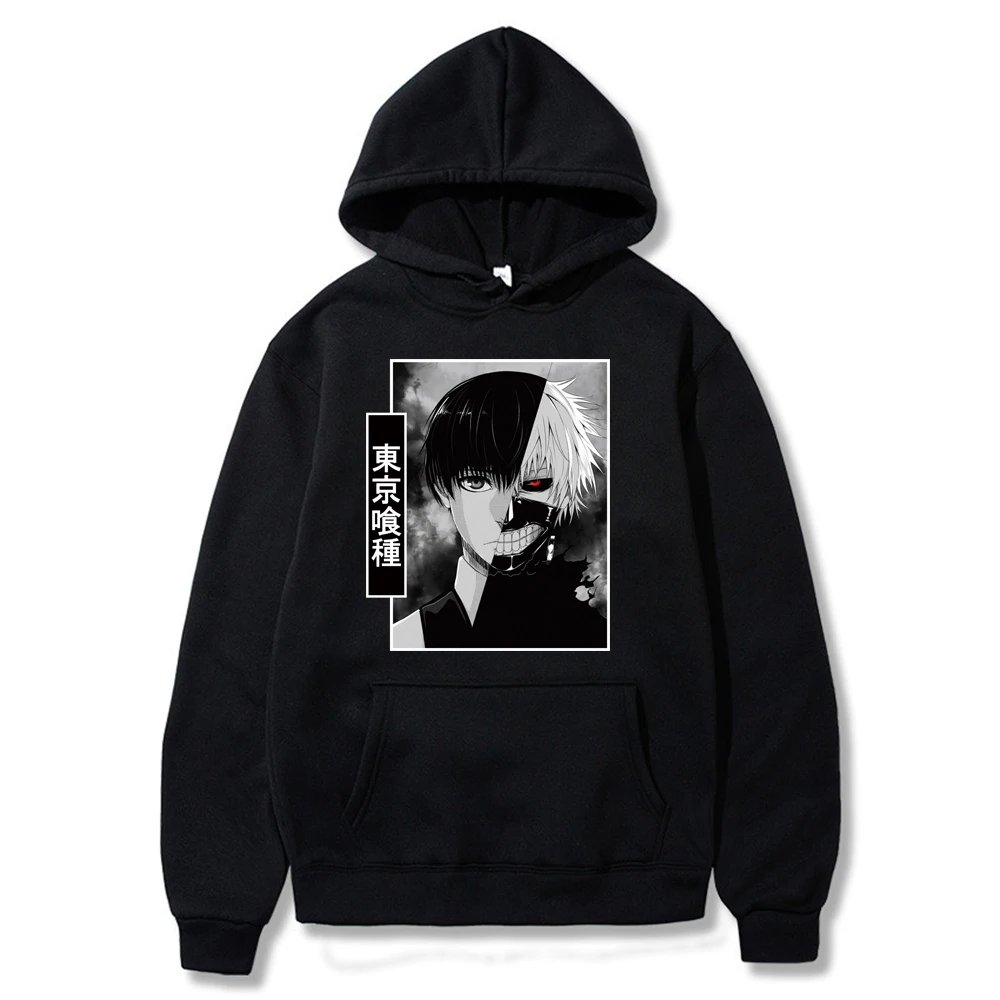 

Anime Tokyo Ghoul Anime Manga Hoodie Kaneki Ken Harajuku Long Sleeved Sweatshirts Men Streetswear Pullover Hoodies Tops