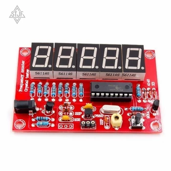 STJF Kit FAI DA TE1Hz-50MHz Frequenza Oscillatore A Cristallo Misuratore di Frequenza Digitale LED Tester Misuratore di Frequenza digitale