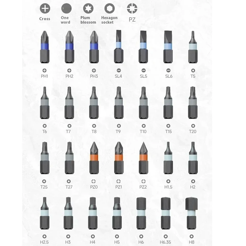 Xiaomi-Eco DUKA AtuMan RS1 24-in-1 Ratchet Screwdriver Set - Versatile Tool Kit