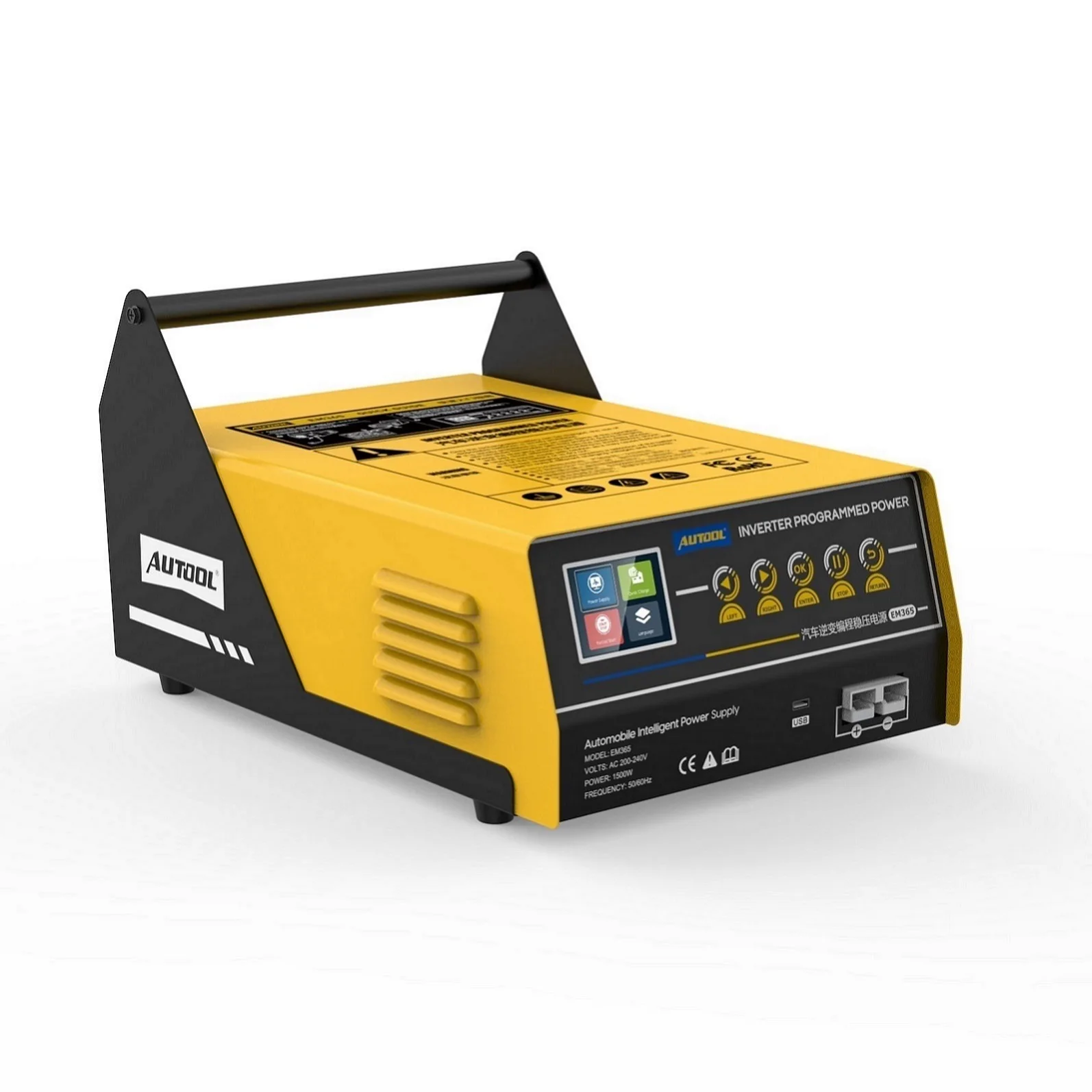 

AUTOOL EM365 Inverter Programming Power Supply & Charger & Starter 3 IN 1 110V