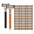 2 handles 30 Blades