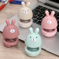 Tête secouée de lapin de dessin animé en résine, voiture, chambre à coucher, Table de chevet, jouet de décoration Simple pour la maison, cadeau 
