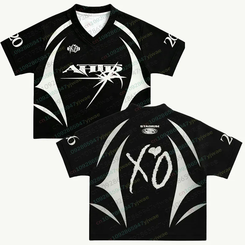 2026 World Tour Jersey The Weeknd After Hours Til Dawn V-Ausschnitt Mode Street Top Fan-Geschenk T-Shirt Sommer Herren Damen T-Shirts