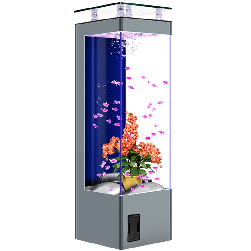 

Qf 2023 New Fish Tank Living Room TV Cabinet Fish Tank Change Water