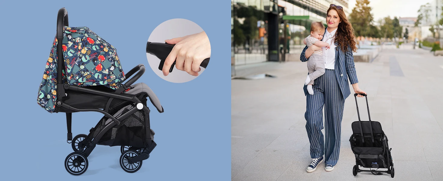 Lightweight Travel Stroller and Compact Buggy,