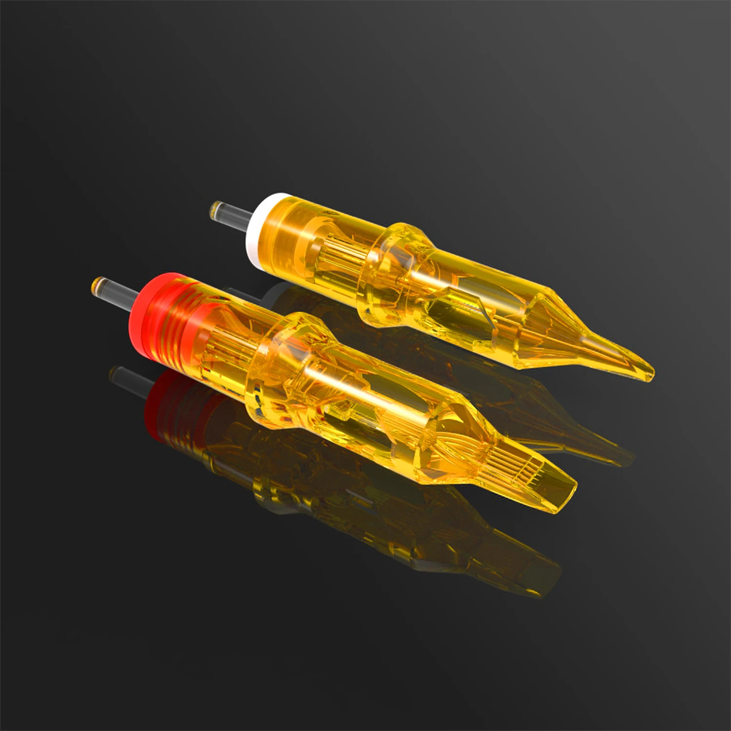 10 pcs Yellow Dragonfly Tattoo Cartridge Needle 1 3 5 7 9 11 13 14 15 RL RM RS M1 Professional Cartridge Makeup Needles 5