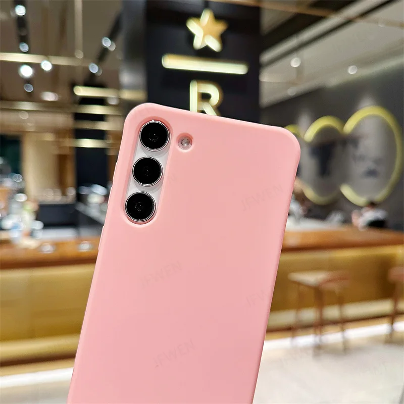 Étui de téléphone avec lanière et collier en bandoulière pour Samsung Galaxy S24 S23 S22 S21 S20 FE Plus Note 20 Ultra Coque arrière en silicone TPU souple_voghion.com