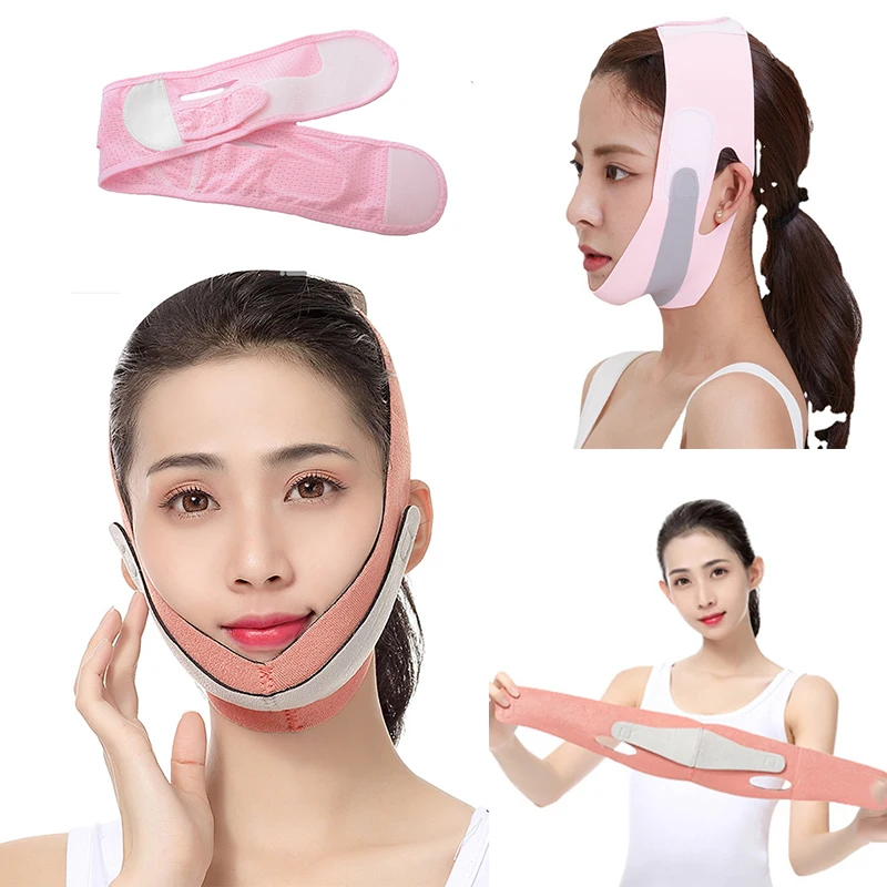 Women Face Care Tools Chin Cheek Lift Up Slimming Mask Ultrathin Belt