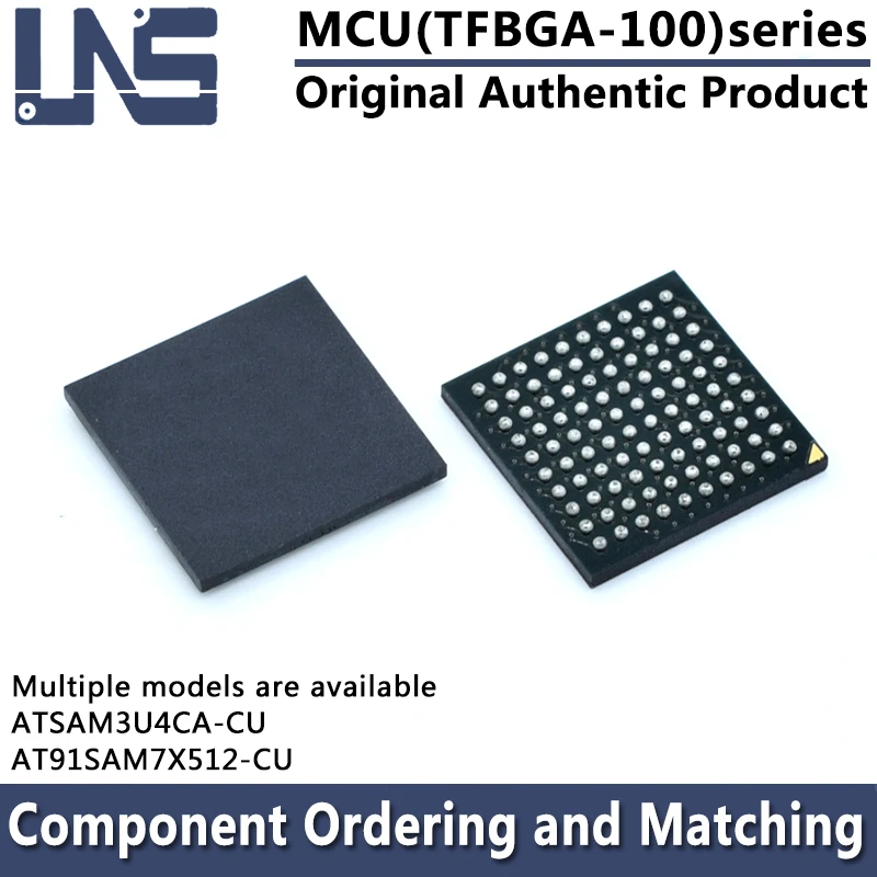 

1PCS AT91SAM7X512-CU ATSAM3U4CA-CU TFBGA-100 （9x9）256KB 512KB 16/32BIT mcu