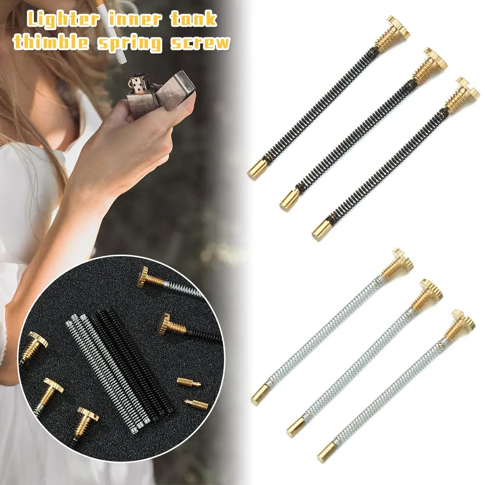 Kerosene Lighter 1PC Repair Kit For Zippo Zorro Flints Thimble Inner Bladder Movement Screws Replacement Lot Tool