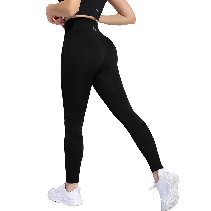 Seamless Yoga Pants Women High Waist Sports Leggings Workout Trousers