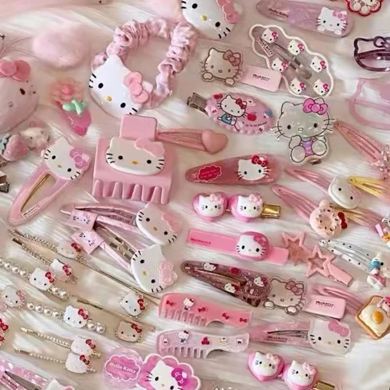 

9-30 шт., детские заколки для волос Hello Kitty
