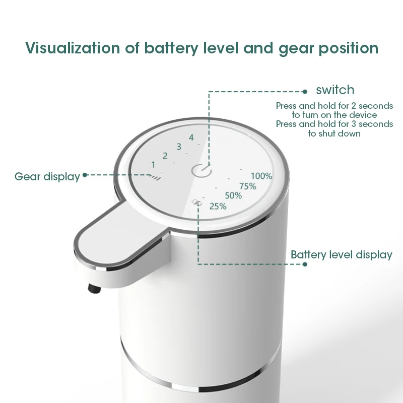 Soap Dispenser Cleaning Foam Machine Touchless Sensor