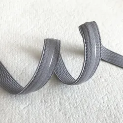 5 Meter Transparent Silicone Non - Slip Elastic Band - 10mm (2 gray)