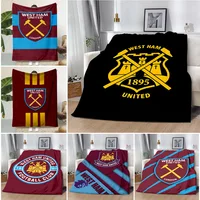 Hams Uniteds F.C Printed Blanket Picnic Blankets Warm Blanket Soft and Comfortable W-Wests Blanket Home Travel Birthday 1