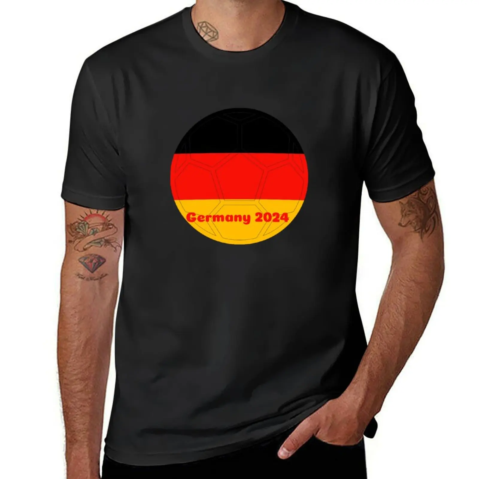 

European Football, Germany T-shirt summer clothes plus size tops customs design your own plain black t shirts men