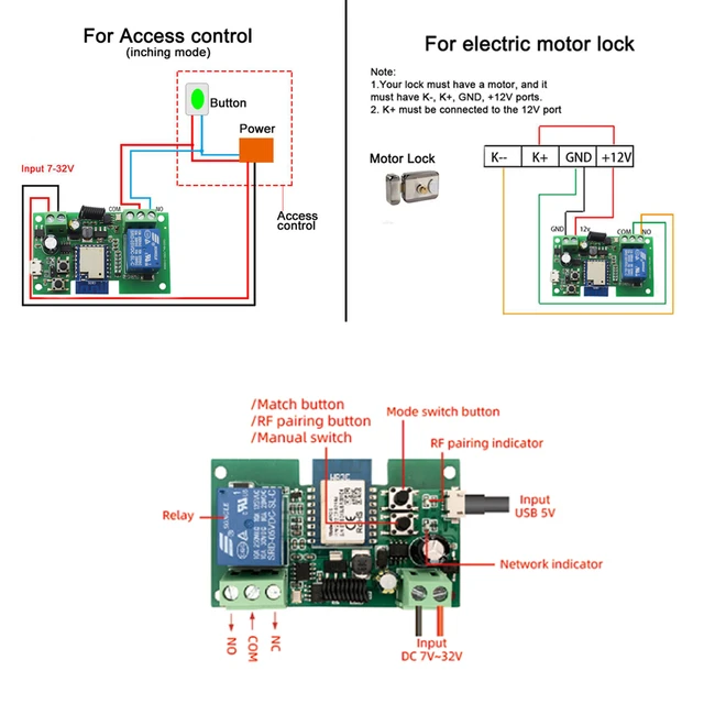 Módulo Interruptor de Luz Inteligente Moes 2 canales - Smart Zigbee + RF433