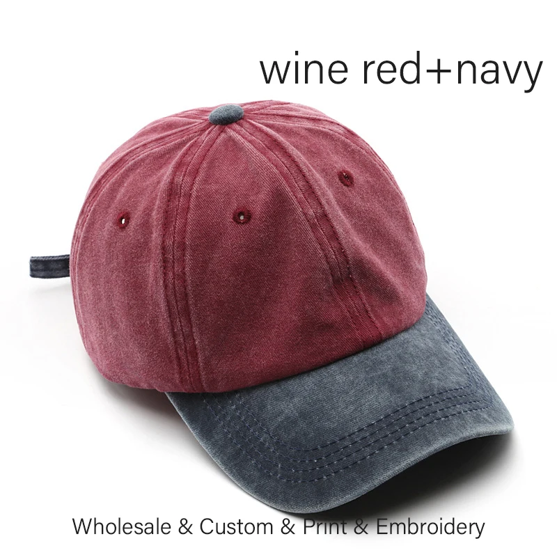 wine red-navy