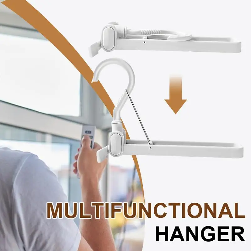 Drying Rack Clothes Hanger Foldable Clothes Drying Rack Hangers Portable Clothes Rack Travel Hanger For Bathroom Bedroom Dorm 4