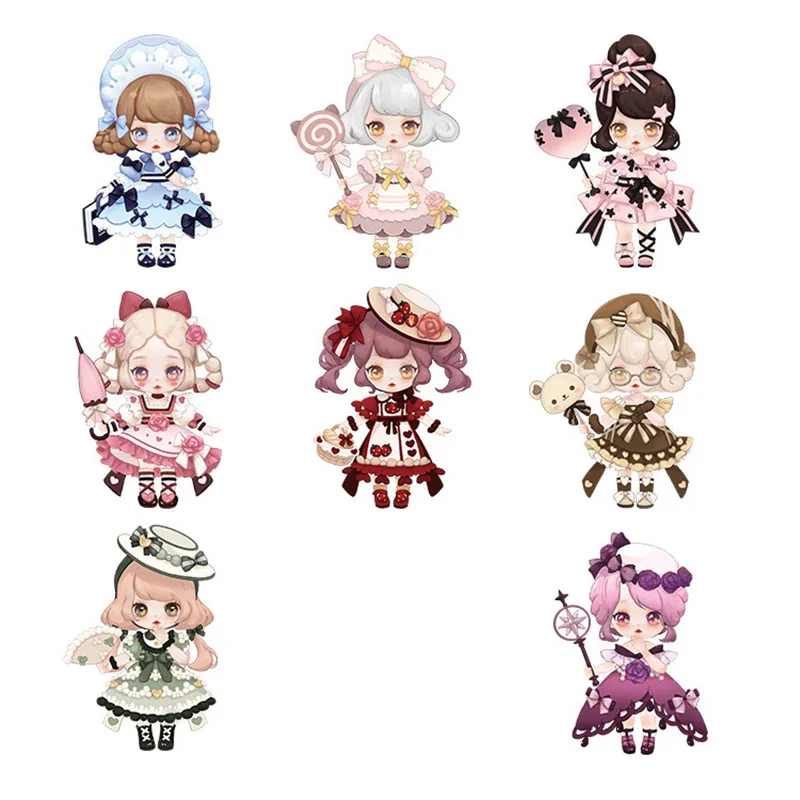 

Полный набор, 8 коробок, экшн-фигурка Kokoya's гардероб Story Series глухая коробка Kawaii Kokoya, кукла, игрушка для девочек, подарок на день рождения