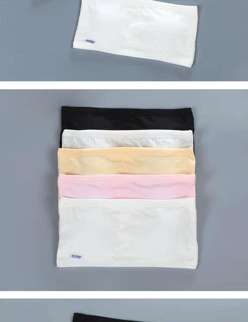 3 Reggiseni Sportivi Per Ragazze 10-15 Anni - In Cotone, Con Ferretti Fissi E Stampa - Foto 9