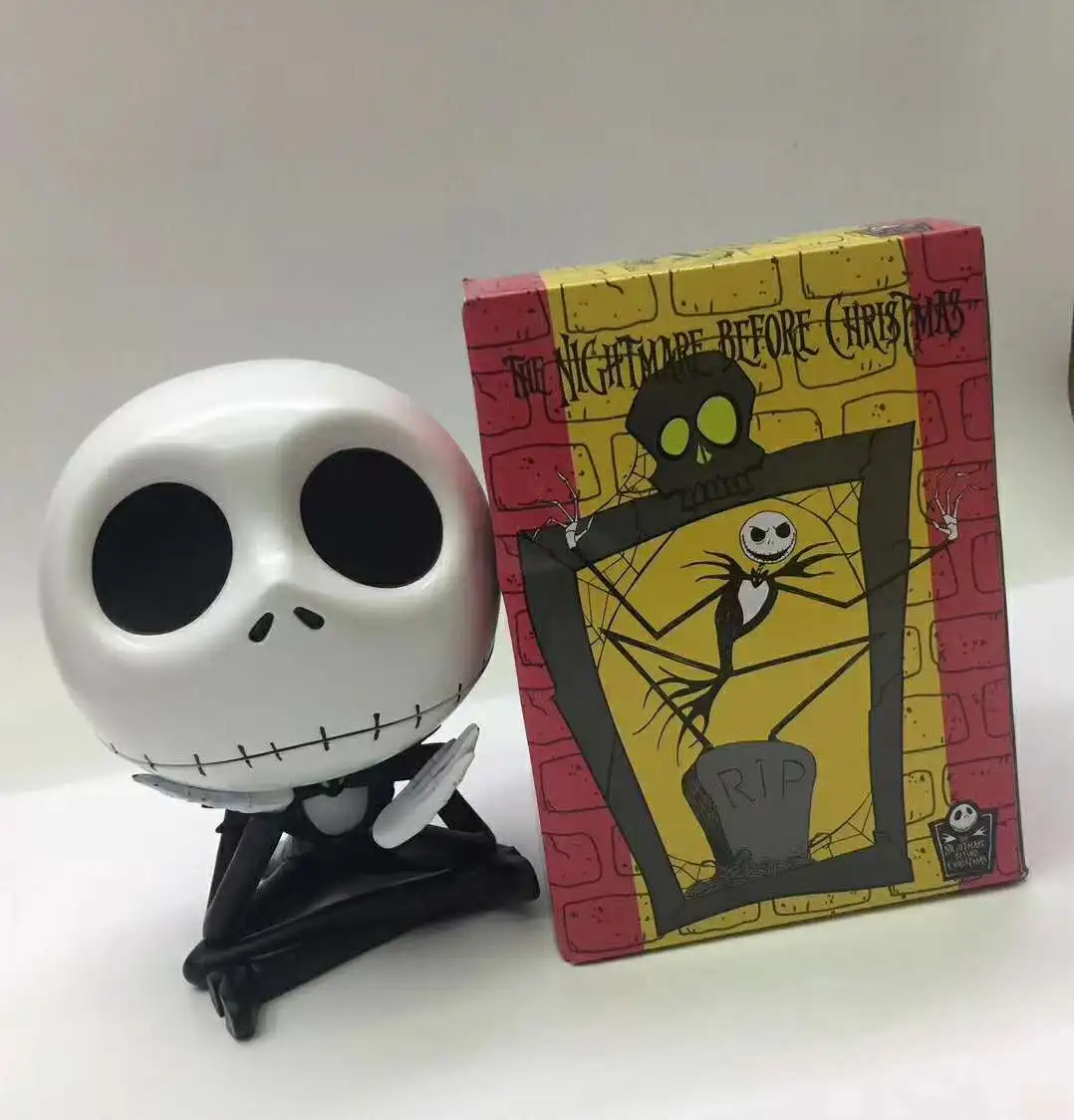 12Cm The Nightmare Before Christmas Action Figure Storage Box Jack Skellington Model Toys