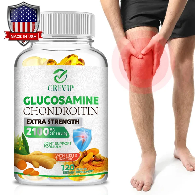 

Glucosamine Chondroitin - Bone Health Supplement, Promotes Joint Mobility and Relieves Pain