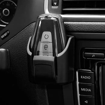 Scatola Portaoggetti per Chiavi Auto, Contenitore per Chiavi da Console Centrale, Scatola Porta Carte, Portachiavi