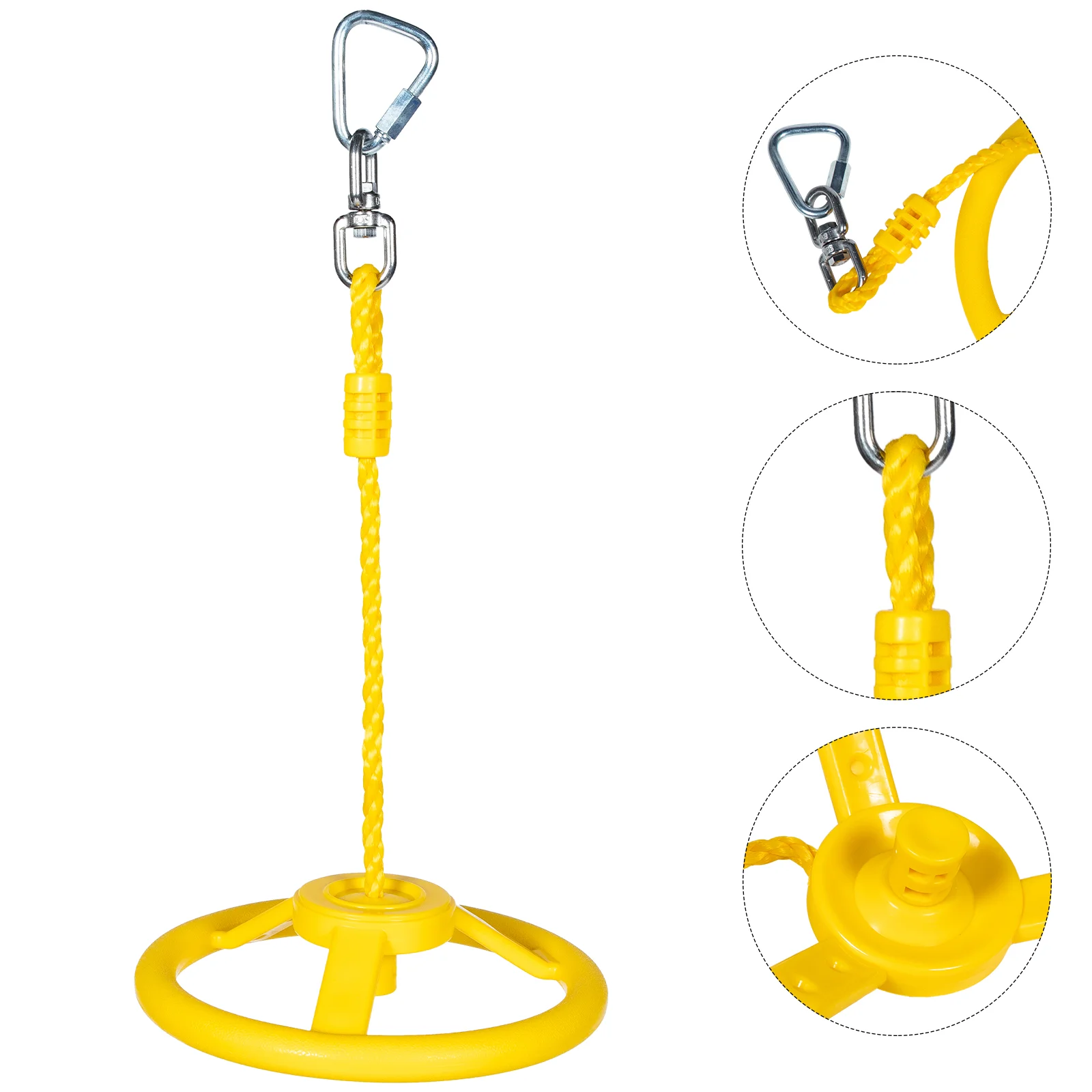 Ninja Wheel Gym Equipment Monkey Ring Kids Exercise Indoor Hanging Grip Balance Abs Children Lifting 5
