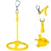 Ninja Wheel Gym Equipment Monkey Ring Kids Exercise Indoor Hanging Grip Balance Abs Children Lifting 5