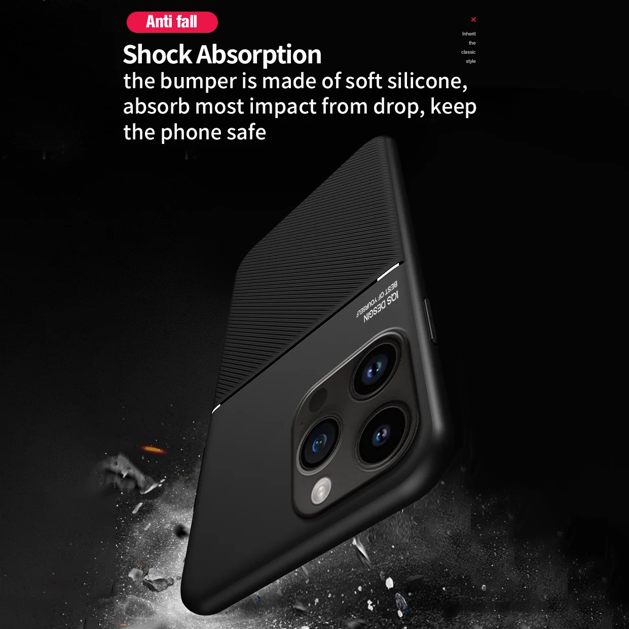 Sleek Matte Leather Magnetic Shockproof Phone Case Cover