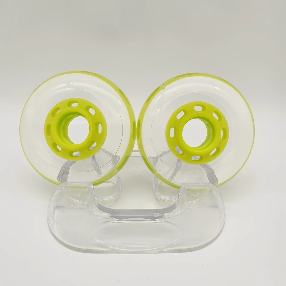 inline skate wheel 80mm 80A transparent wheel 8pcs/lot