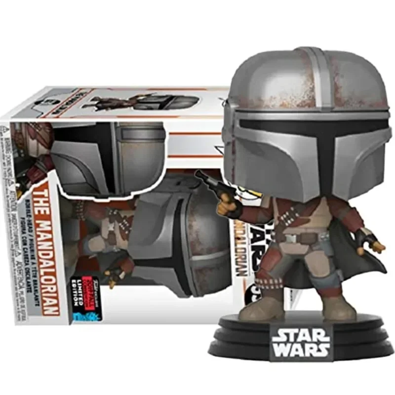 thumbnail image 1 of FUNKO POP STAR THE MANDALORIANs #326 WARS Mandalorians con pistola #330 #345 con The Child #402 Figura de acción de vinilo Muñecas Juguetes, 1 of 5