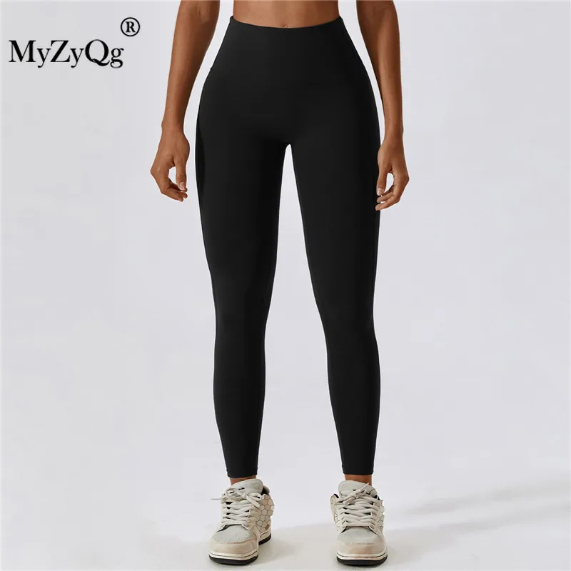 MyZyQg Women Hip Lift Tight Peach Yoga Pants High Waist Quick Dry Slimming  Fitness Leggings Riding Running Sports Workout Tights