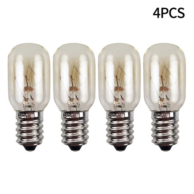 4PCS 15W E14 Salt Lamp Globe Bulb Indoor Living Room Light Bulbs Fridge  Appliance 220V-240V